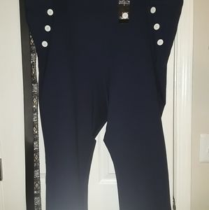 Torrid navy blue crop pants